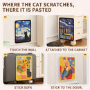 Painting Style Wall Mounted Cat Scratching Mat