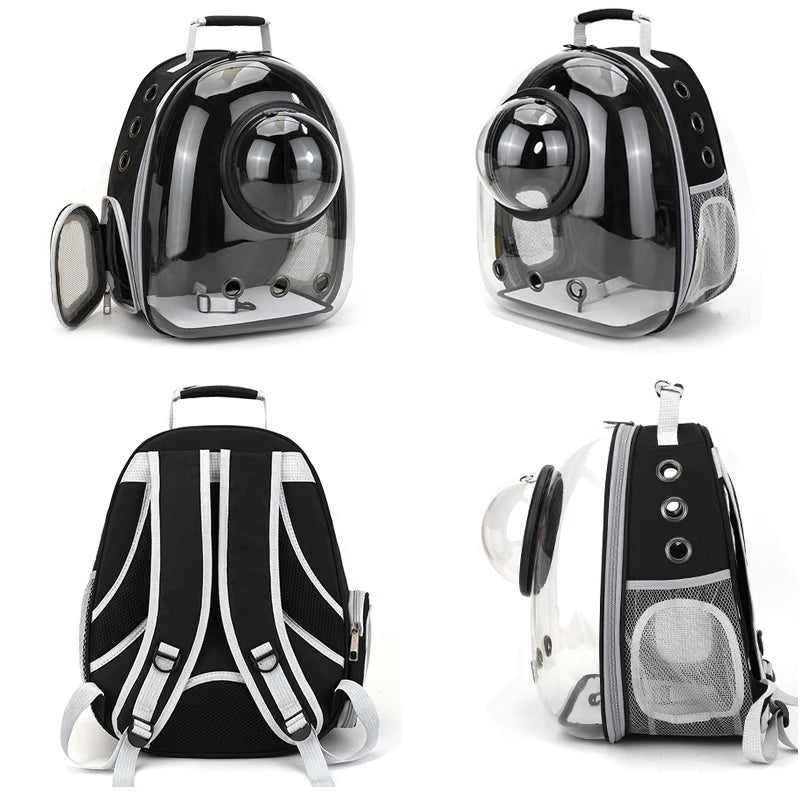 Space Capsule Pet Carrier Transparent Backpack