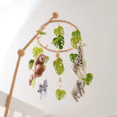 Felt Jungle Animals Baby Crib Mobile
