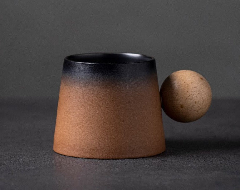 Designer Stoneware And High Value Latte Coffee Mug - view 4