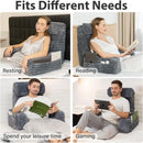 Extra Large Bed Pillow Built-In Arms, iBuyXi.com