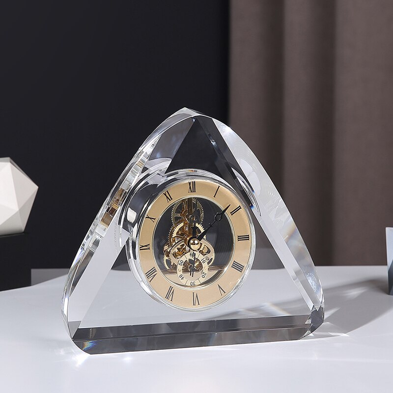 Nordic Luxury Crystal Gear Clock For Decoration - view 7