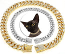 Diamond Cuban Link Pet Collar