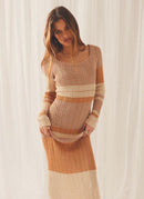 Slash Neck Beach Maxi Bodycon Knit Dress, ibuyxi.com