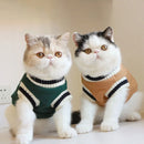 Knitted Fall Sweater Vest Pet Clothes