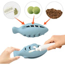 Silicone Fish Cat Treat Dispenser