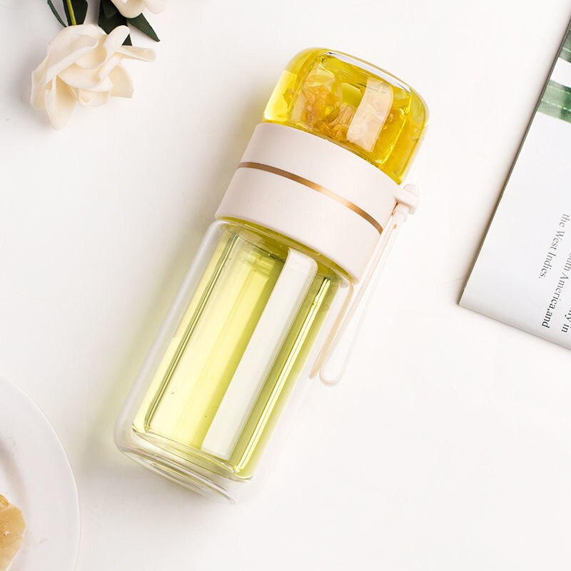 Creative Glass Thermos Mug Portable Vacuum Flask - view 2