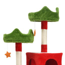 Cozy Holiday Multi Level Cat Tower