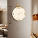 Modern Nordic Creative Wall Clock With Hanging Watch - view 2