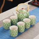 Handmade and Porcelain Ceramic Tea Pot Set, ibuyxi.com