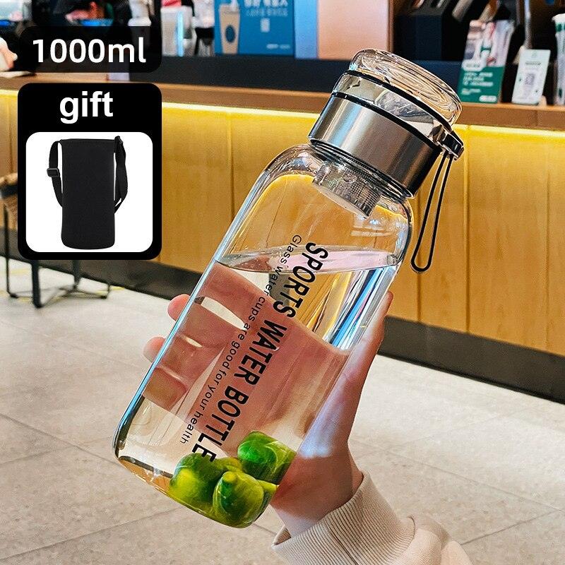 2L Portable & Giant Glass Water Bottle, ibuyxi.com