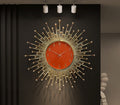 Sun Wall Clock for Luxury Living Room Decor, ibuyxi.com