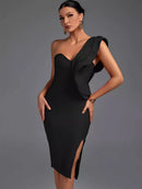 Bandage One-Shoulder Dress - photo 1