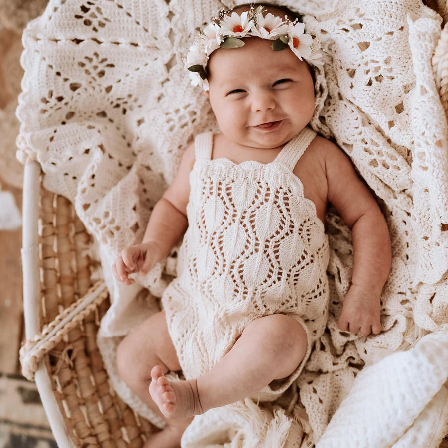 Newborn Cotton Knitted Jumpsuit