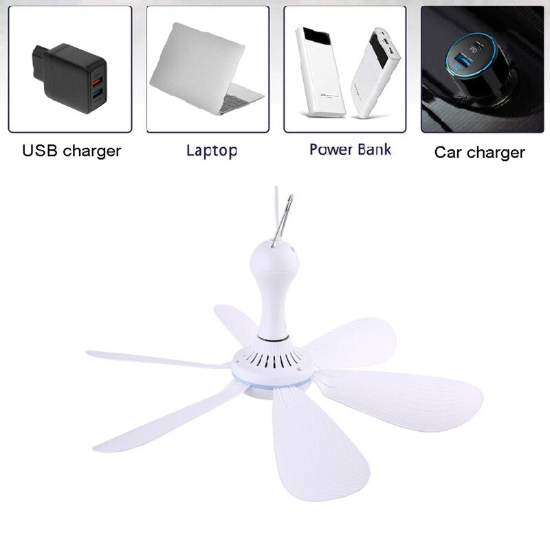 USB Silent Canopy Design Ceiling Fan - view 7