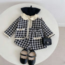 Tweed Plaid Two Piece Set Baby Clothes