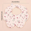 Precious Floral Cotton Cloth Baby Bibs, iBuyXi.com