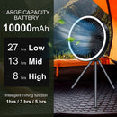 10000mAh Portable Wireless Electric Fan with Tripod Lamp, iBuyXi.com