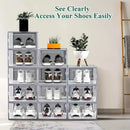 Clear Stackable Shoe Display Boxes