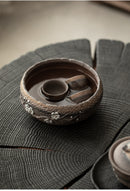 Old Thick Earthenware Tea Cup and Pot, iBuyXi.com