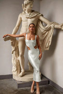 Foiling Evening Glam Bandage Dress - view 9