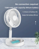 7200mAh Portable and Quiet Rechargeable Fan, ibuyxi.com