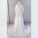 Boho Chiffon Dress For Maternity Photography