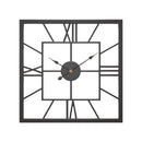 Creative and Silent Square Iron Wall Clock Decoration - view 3