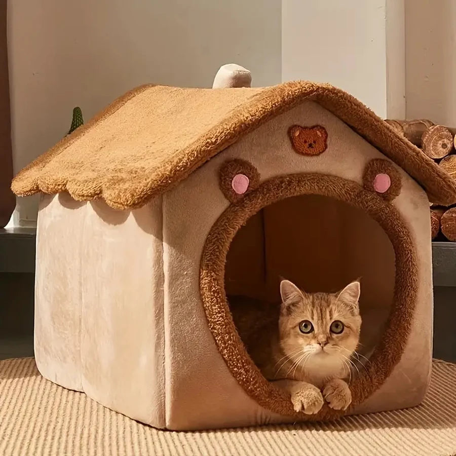 Foldable Cat Sofa Pet Bed House