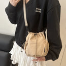 Nylon Drawstring Bucket Bag