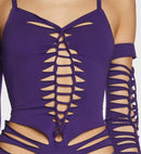 Do Not Publish - Luxury and Stylish Hollow Out Knit Mini Dress - view 7