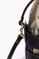 Hollow Out Crossbody Bucket Bag