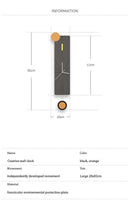 Nordic Creative Rectangular Art Wall Decor Wall Clock, ibuyxi.com