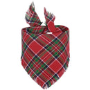 Classic Plaid Large Dog Bandanas