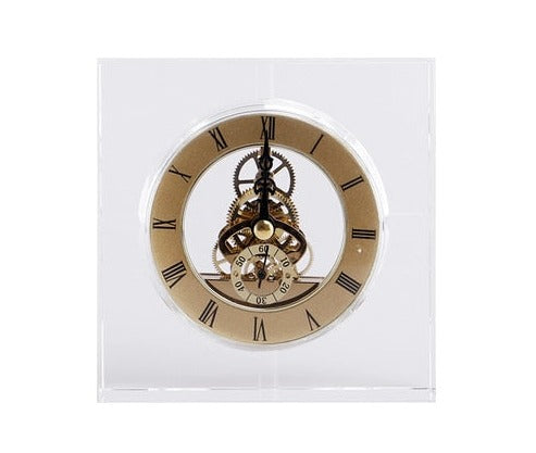Nordic Luxury Crystal Gear Clock For Decoration - view 2