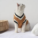 Knitted Fall Sweater Vest Pet Clothes
