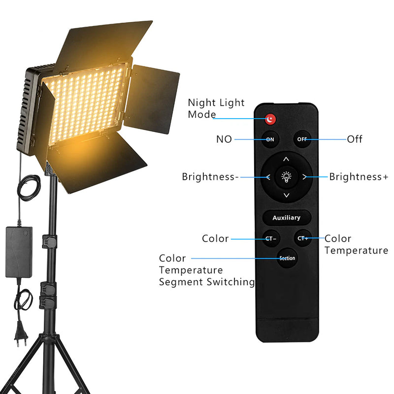 Nagnaz U800+ LED Studio Light with Adjustable Temperature, ibuyxi.com