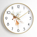 Nordic Mute Clock Wall Clock Simple Modern Living Room Elegant Home Fashion Creative and Slightly Luxury Quartz Clock Decoration - ibuyxi.comNordic Mute Wall Clock Simple Modern Living Room Decoribuyxi.com