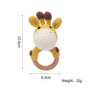 Crochet Animals Baby Rattle