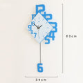 Creative Digital Quartz Wooden Wall Clock - view 4
