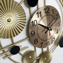 Modern Pointer Gold Metal Art Wall Clock - view 5