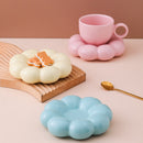 Custom Ceramic Cappuccino Set Flower Design - view 7