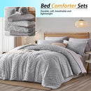 Kinsington Chevron Bed Comforter 7 Piece Set, iBuyXi.com