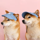 Denim Sun Guard Dog Cap