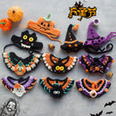 Handmade Halloween Cat Collars