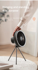 10000mAh Portable Wireless Electric Fan with Tripod Lamp, iBuyXi.com