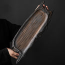 Retro Ceramic Tea Tray with Wood Effect, iBuyXi.com