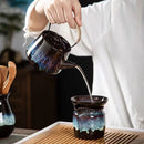 Exquisite and Gold Shining Ceramic Tea Pot - view 4