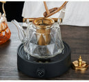 Heat Resistant With Strainer Glass Flower Tea Pot, ibuyxi.com