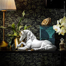 Modern White Unicorn Sculpture For Home Decor - view 4